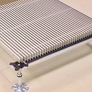 Griglia cm 60x60 Griglia in allumino pedonabile